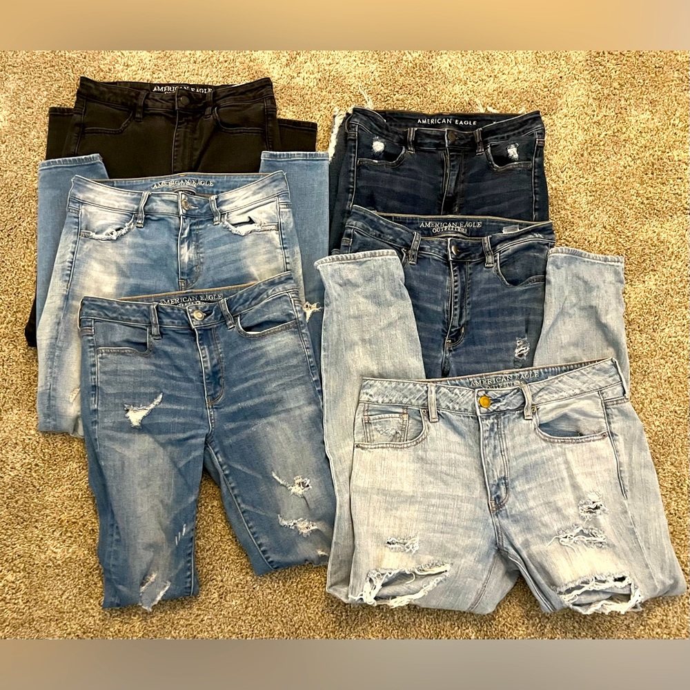 American Eagle Skinny Jeans Size 8 Regular Bundle/Lot